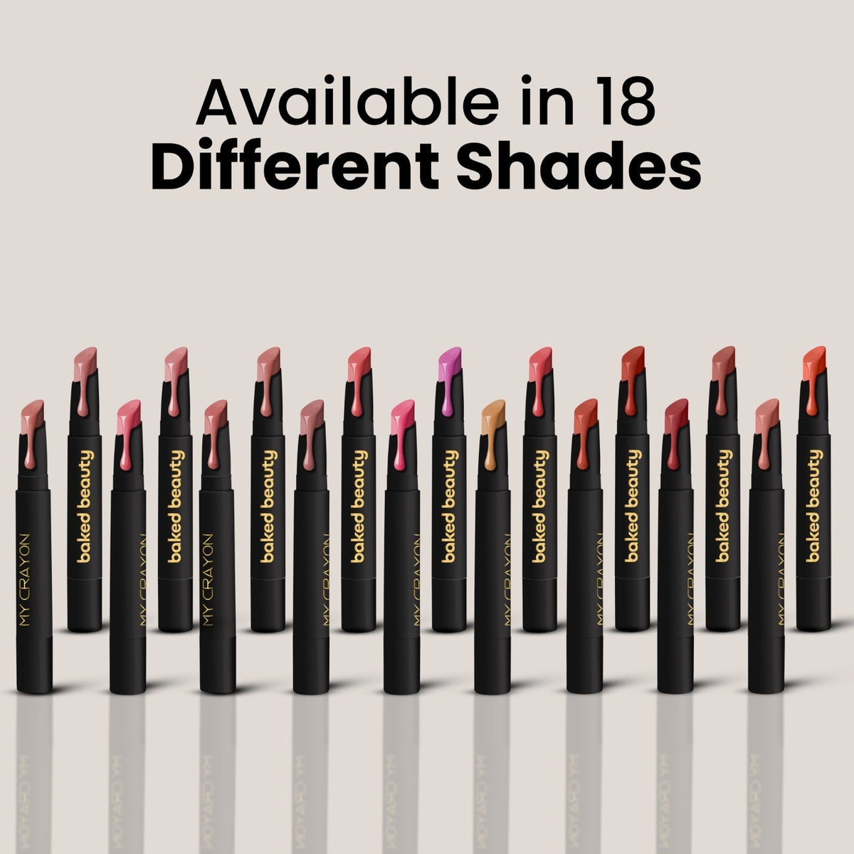 Baked Beauty My Crayon Brownie Bite Matte Lip Cream Lipsticks (Set of 3)