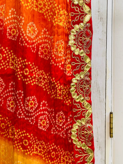 Gota Patti Bandhani dupatta