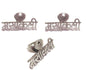 Silver-Plated Alloy Silver Oxidised Ring And Earring Combo - The Pari