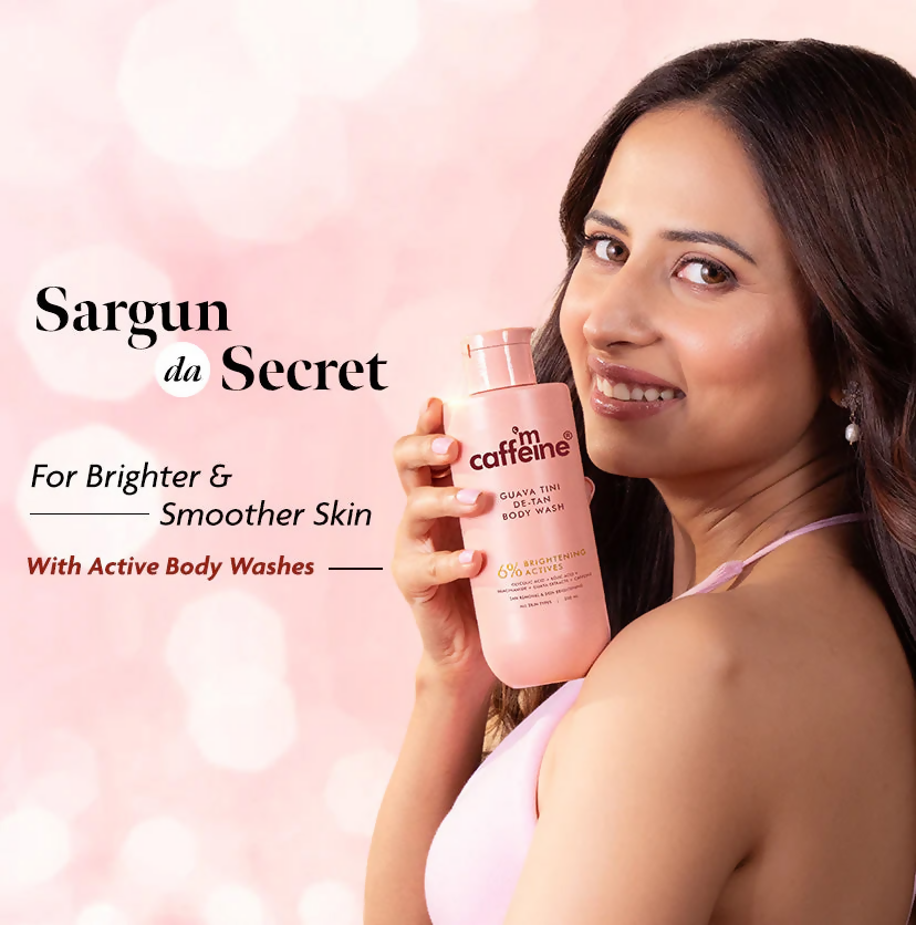 mCaffeine Pink Glow Set (Guava Body Wash & Sweet Escape Body Lotion)