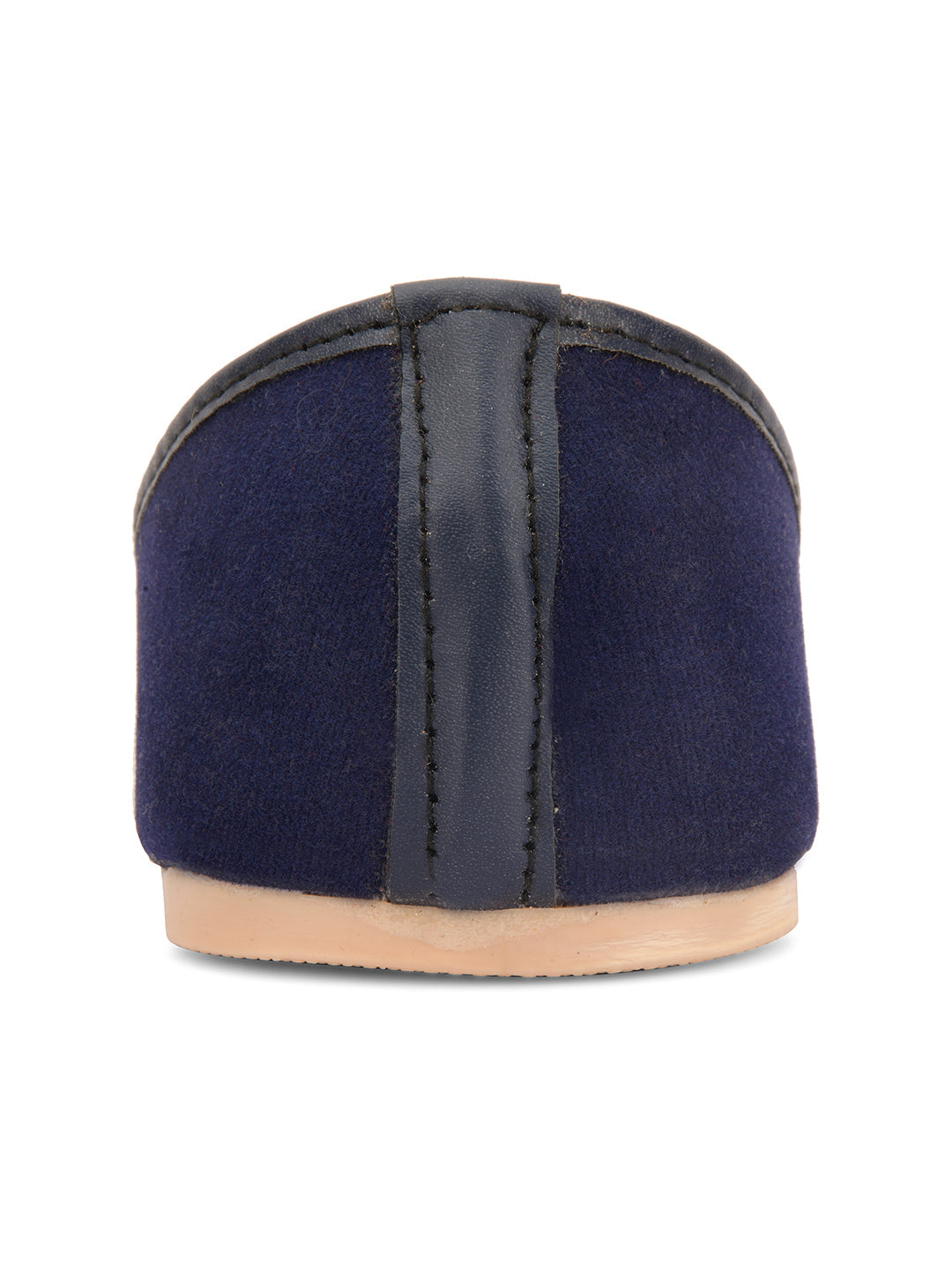 Desi Colour Women Indian Ethnic Footwear-Basic Suede -Blue