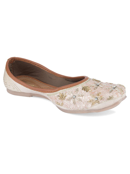 Desi Colour Women Indian Ethnic Footwear-Heavy Emb -3