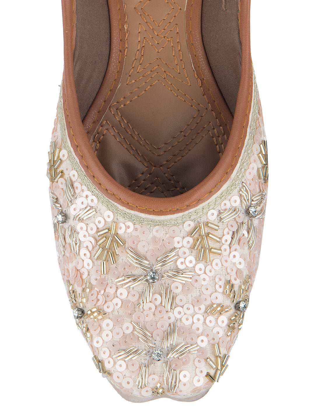 Desi Colour Women Indian Ethnic Footwear-Heavy Emb -3