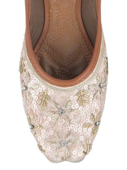 Desi Colour Women Indian Ethnic Footwear-Heavy Emb -3