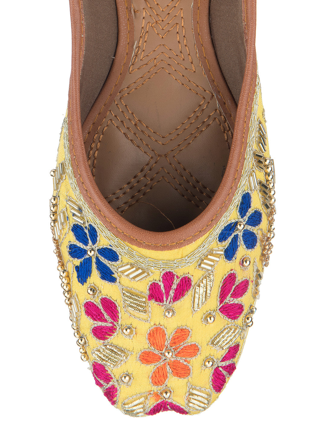 Desi Colour Women Indian Ethnic Footwear-Heavy Emb -16