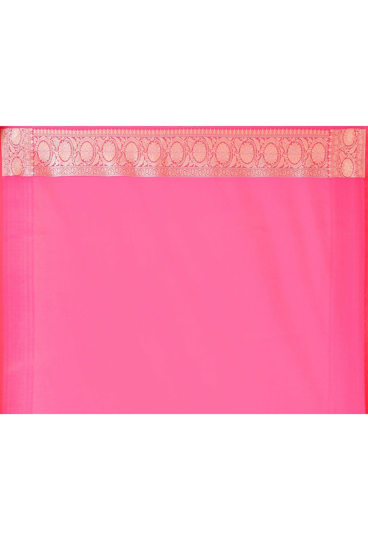 Joban Fashion Hot Pink Soft Pure Handloom Banarasi Silk Saree