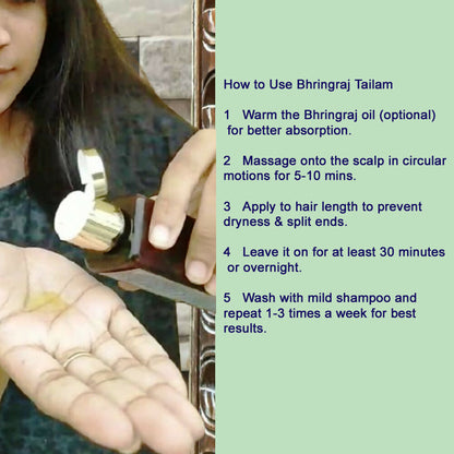 DevElixir Bhringraja Thailam Ayurvedic Hair Oil