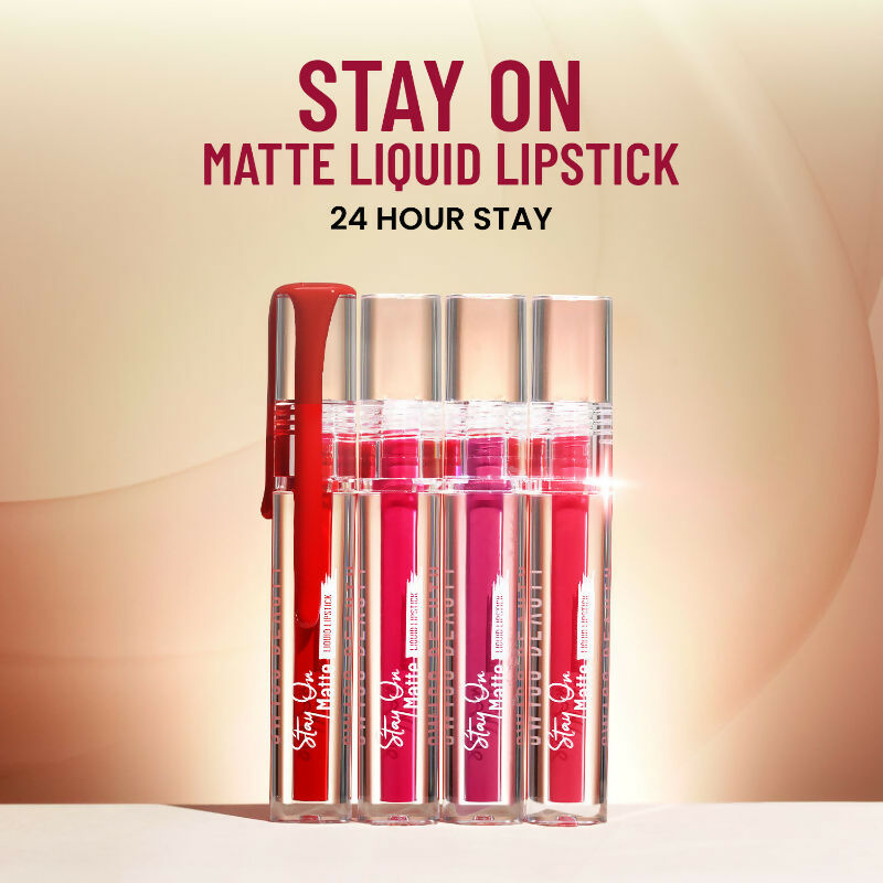 Swiss Beauty Stay On Matte Liquid Lipstick - 2 Supple Pink