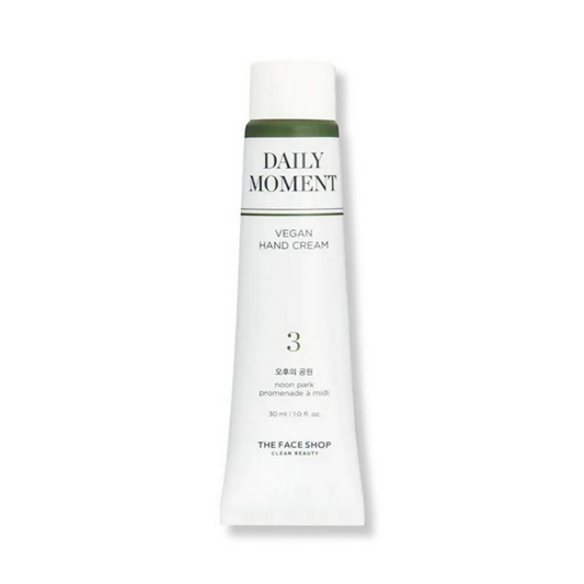 The Face Shop Non-Greasy Vegan Hand Cream - Noon Park With Hyaluronic Acid