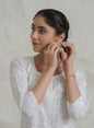 Gharana India Mul Cotton Fine Chikankari Kurta White
