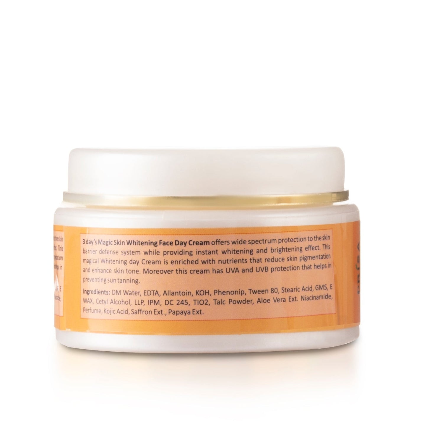 Prisa Organics 3 Day's Magic Face Cream