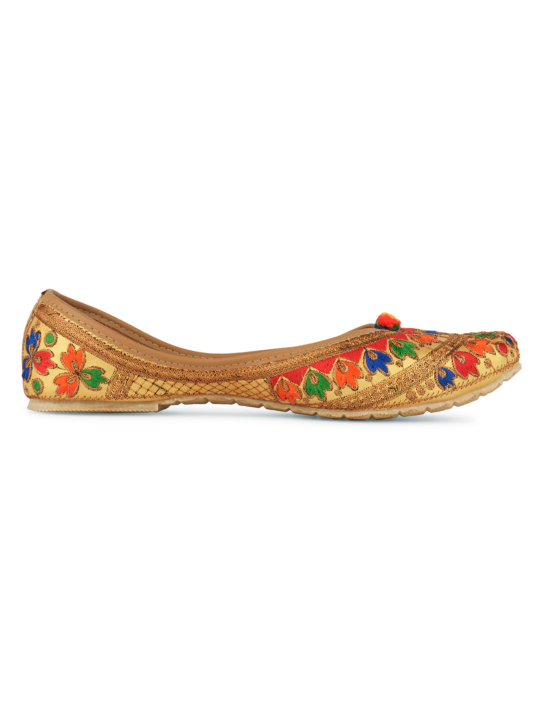 Desi Colour Women Indian Ethnic Footwear-Colour Wave