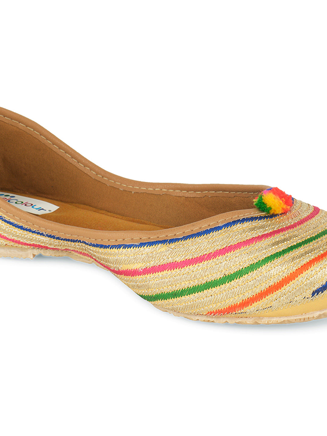 Desi Colour Women Indian Ethnic Footwear-Multi Archie