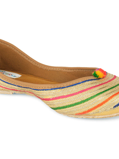 Desi Colour Women Indian Ethnic Footwear-Multi Archie