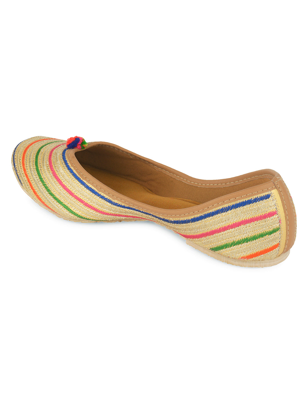 Desi Colour Women Indian Ethnic Footwear-Multi Archie
