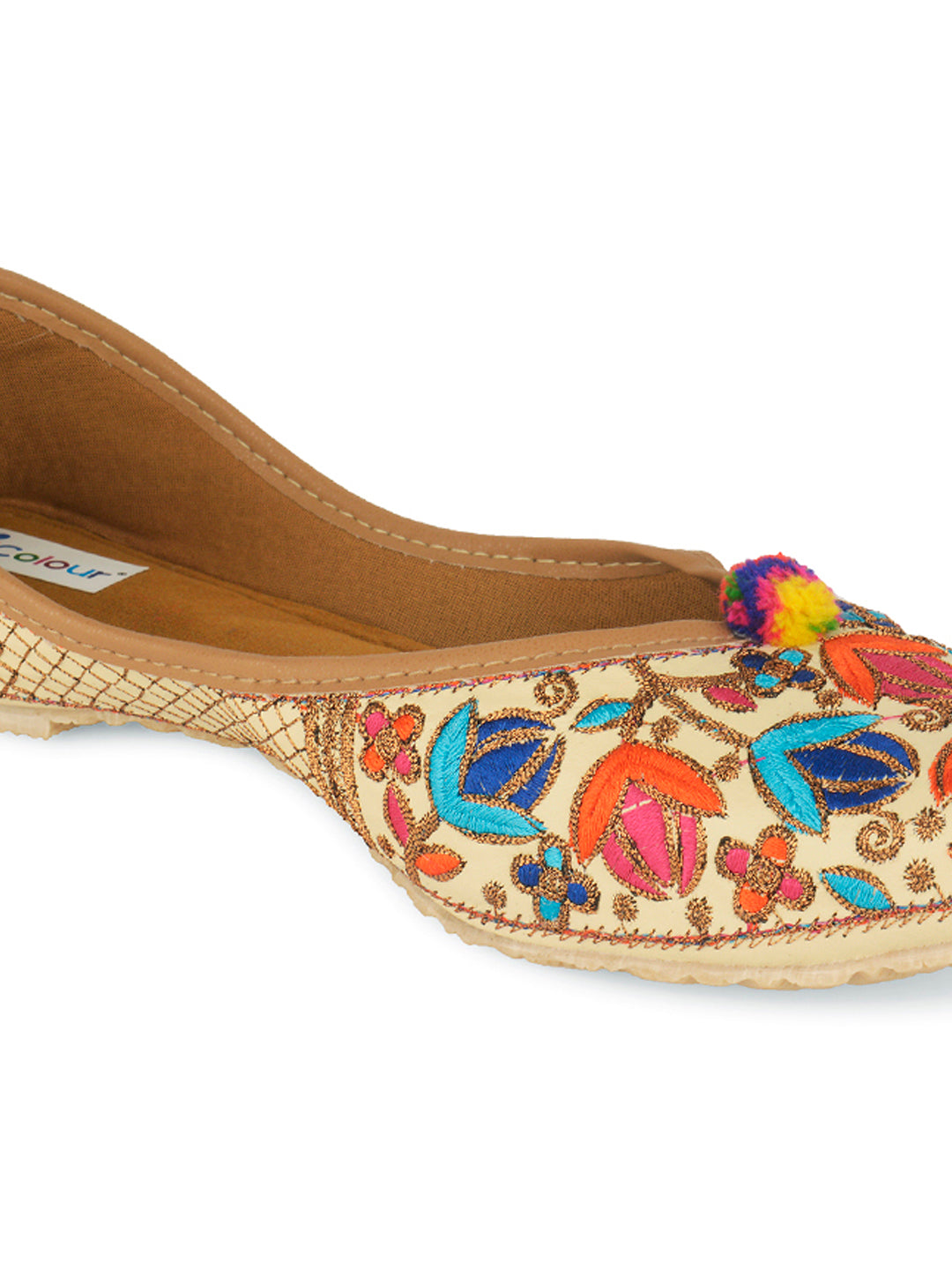 Desi Colour Women Indian Ethnic Footwear-Multi Atistica