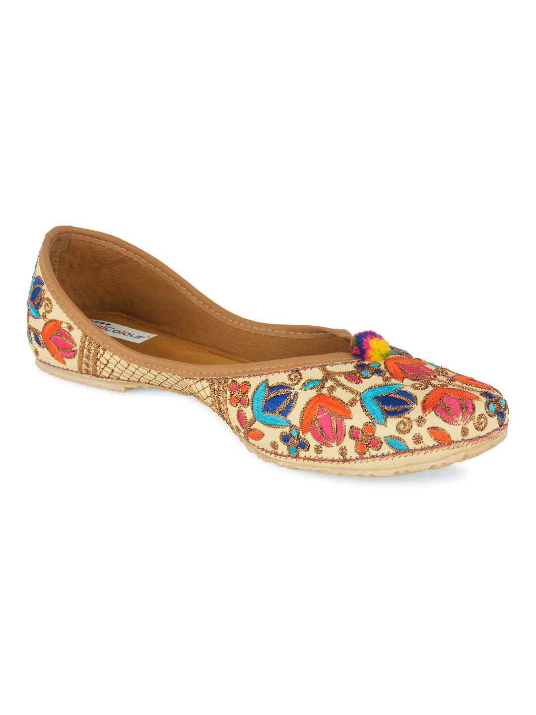 Desi Colour Women Indian Ethnic Footwear-Multi Atistica