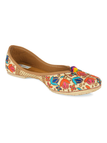 Desi Colour Women Indian Ethnic Footwear-Multi Atistica