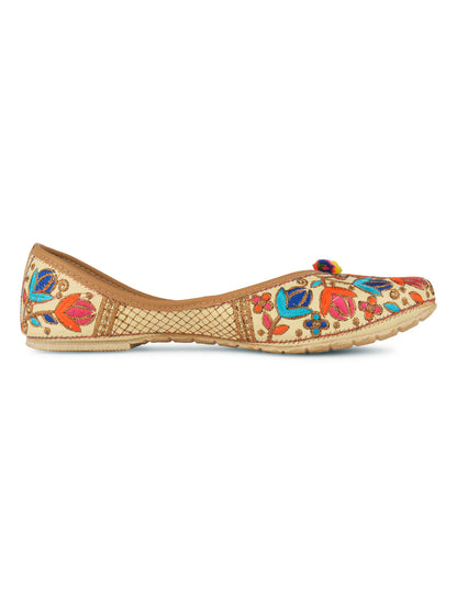 Desi Colour Women Indian Ethnic Footwear-Multi Atistica