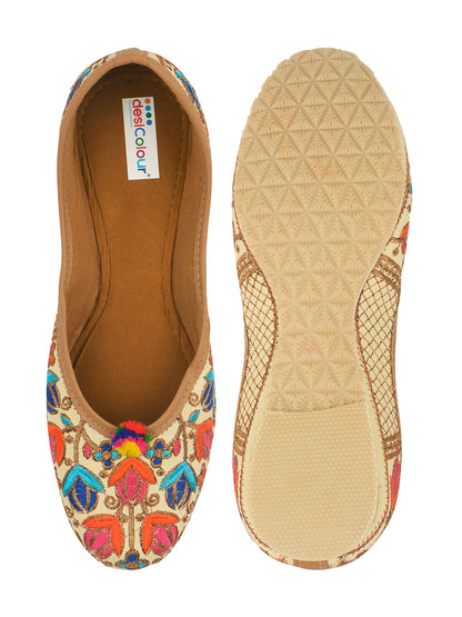 Desi Colour Women Indian Ethnic Footwear-Multi Atistica