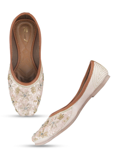 Desi Colour Women Indian Ethnic Footwear-Heavy Emb -3