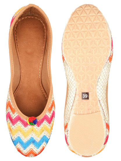 Desi Colour Women Indian Ethnic Footwear-LUX by DC