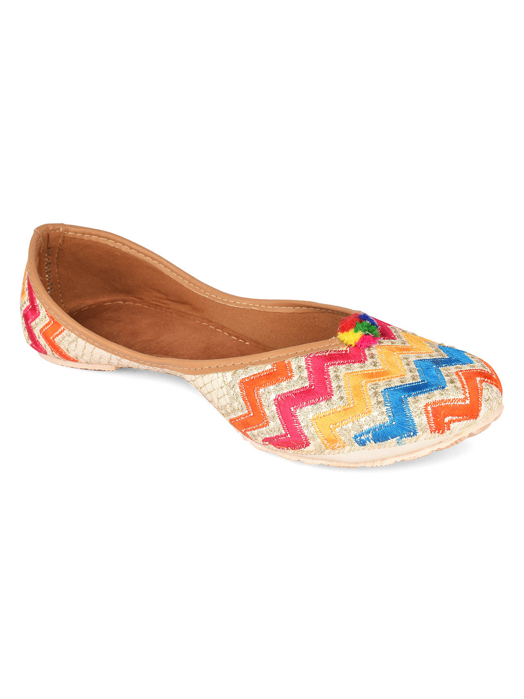 Desi Colour Women Indian Ethnic Footwear-LUX by DC