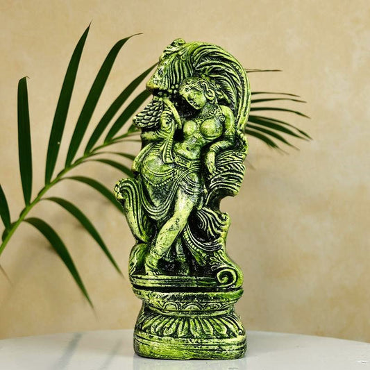 Sowpeace Premium Ancient Finish Terracotta Lady Abstract Art