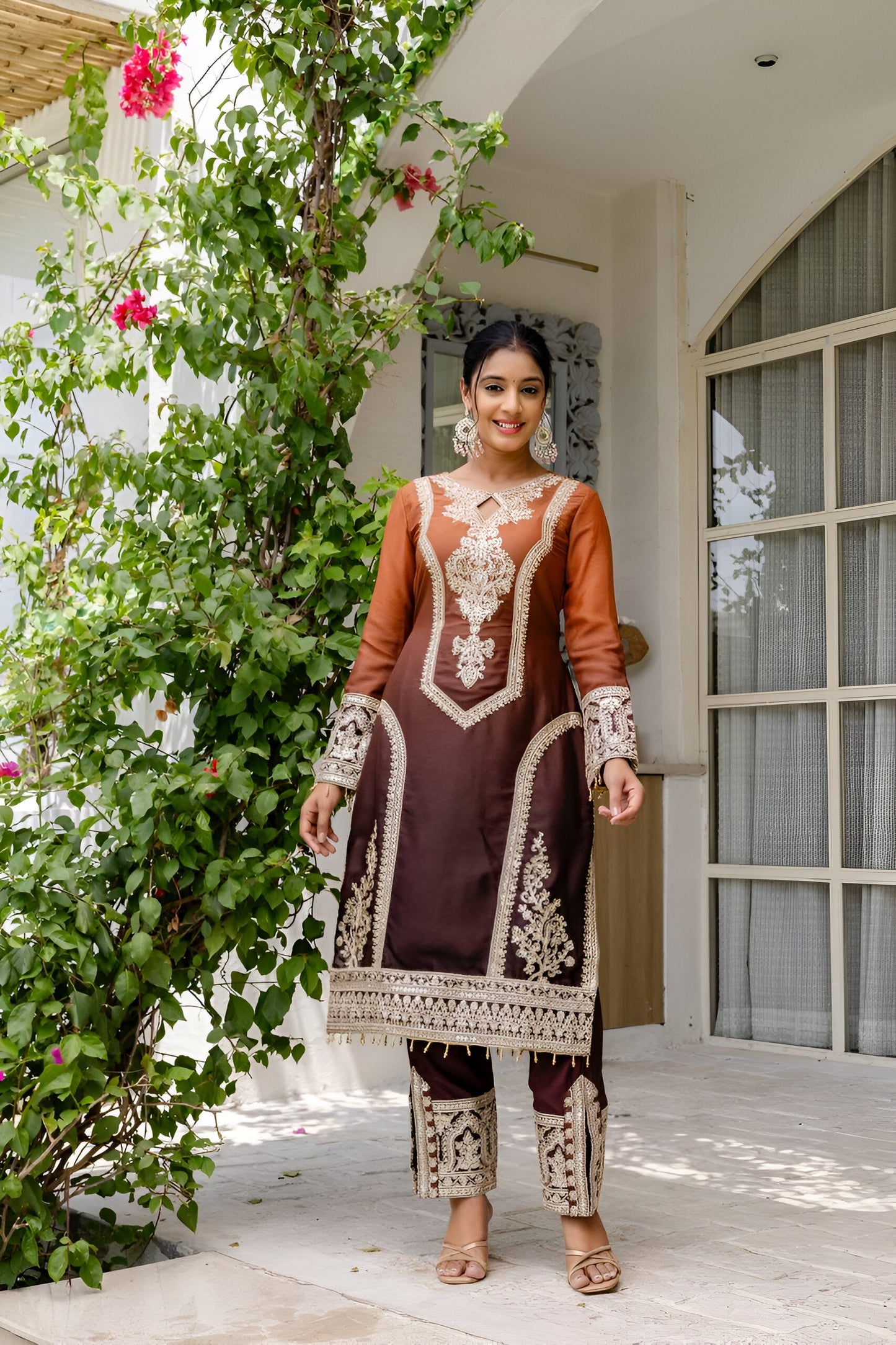 Lehenga Mart Designer Salwar Suit for Women or Girls - Magenta