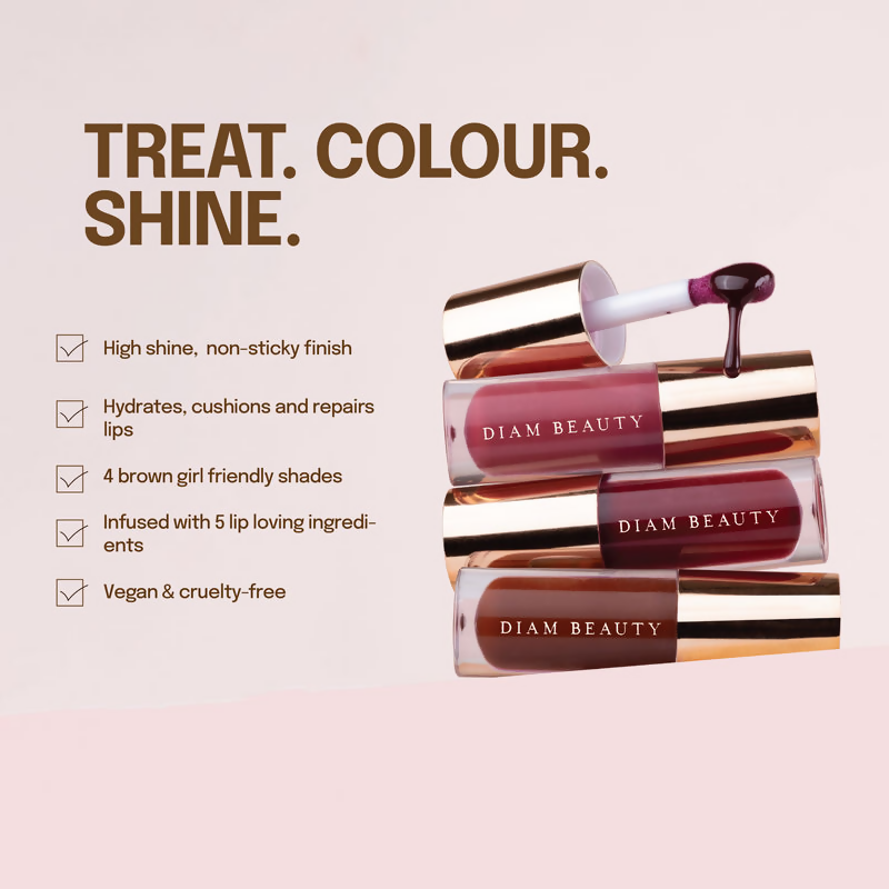 Diam Beauty Love Potion Lip Oil - Lingerie