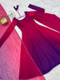 Evanik Pink Pure Soft Georgette Colorful Padding Anarkali Suit