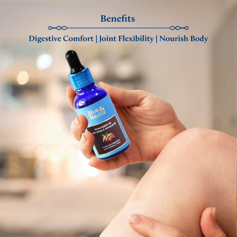 Blue Nectar Nabhi Oil With Pure Ghee & Almond Oil