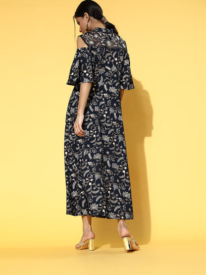 Yufta Deep Navy Blue Dress