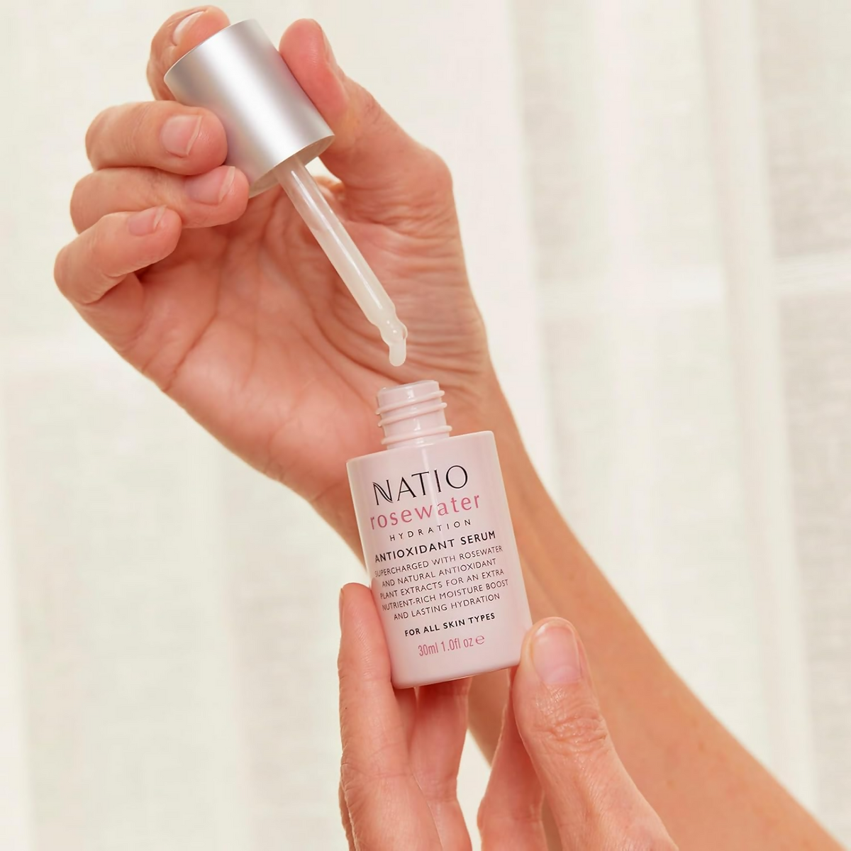 Natio Rosewater Antioxidant Serum