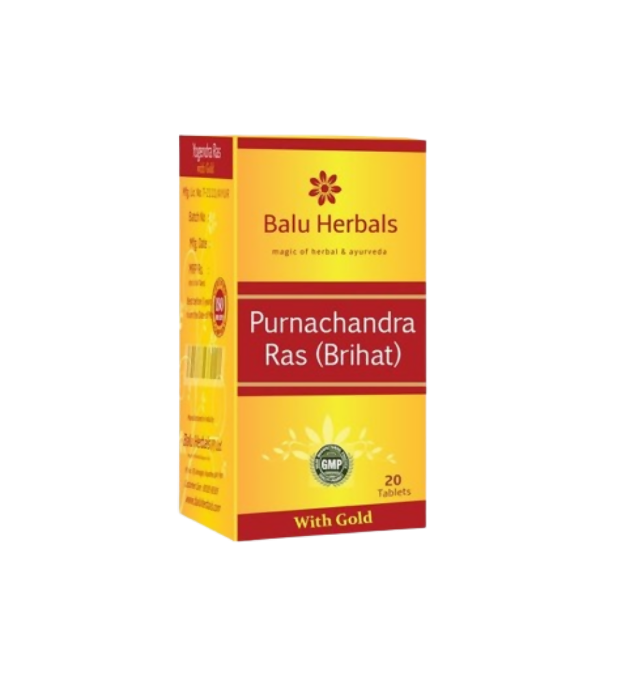 Balu Herbals Purnachandra Ras Gold Tablets