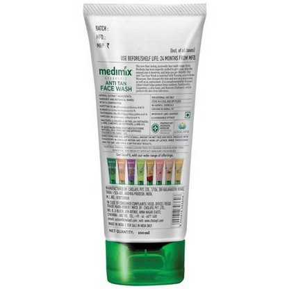 Medimix Ayurvedic Anti Tan Face Wash with Aloe Vera & Tanaka