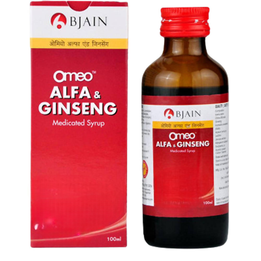 Bjain Homeopathy Omeo Alfa & Ginseng Syrup