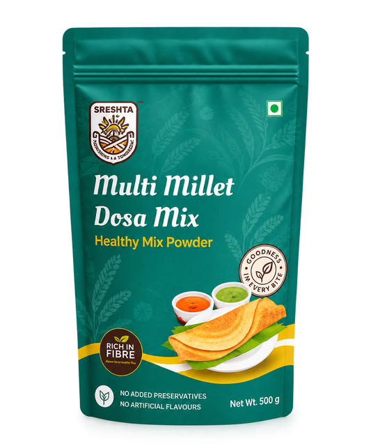 Sreshta Farms Instant Multi Millet Dosa Mix Powder