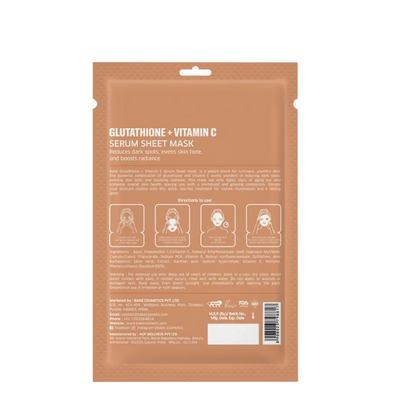 Bake L-Glutathione Sheet Mask For Glowing Skin