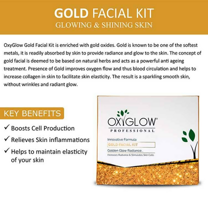 Oxyglow Herbals Gold Facial Kit