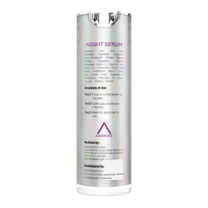 Flawless Finesse By HealthAid Night Serum