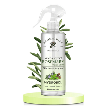 Aromatique Rosemary Water Spray with Mint & Clove