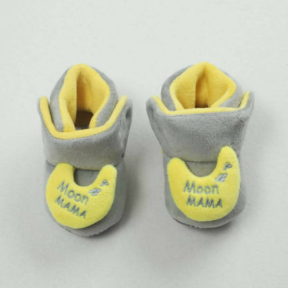 Tiny Bugs For Boys & Girls Baby Winter Booties - Grey