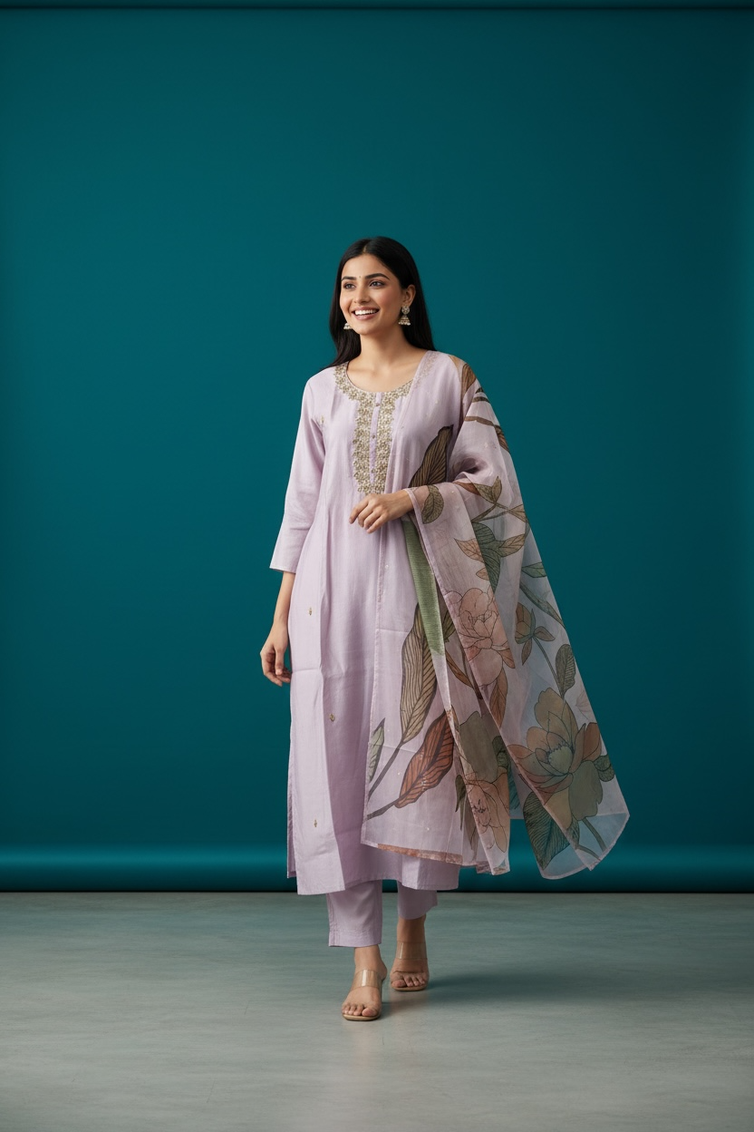 Dola silk kurti set