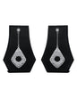 Silver-Plated Alloy Diva Look Stylish Contemporary Earrings - The Pari