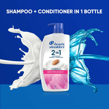 Head & Shoulders 2-in-1 Smooth and Silky Anti Dandruff Shampoo + Conditioner