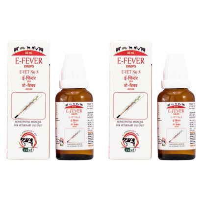 Excel Pharma E-Fever Drops E-Vet No-8 For Veterinary use