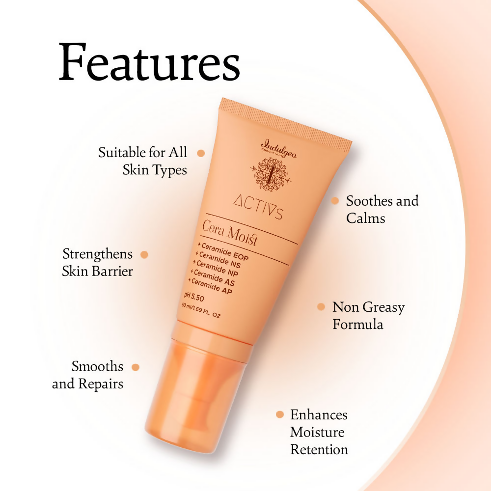 Indulgeo Essentials Cera Moist - Ceramide Calming Skin Moisturizer