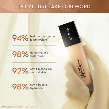 Sugar Ace Of Face Dewy Foundation - 10 Latte