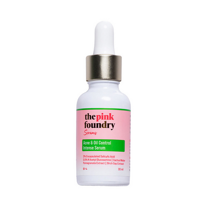 The Pink Foundry Acne & Oil Control Intense Face Serum with 2% Salicylic Acid